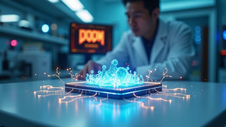 hersencellen chip Hersencellen op chip leren Doom spelen