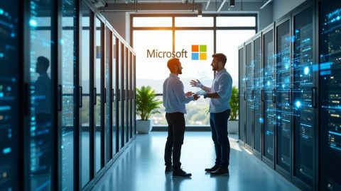 Microsoft datacenters Microsoft lost AI-energieprobleem op met licht