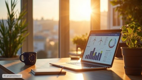 energiecrisis Europa Europa spaart energie door thuis te werken