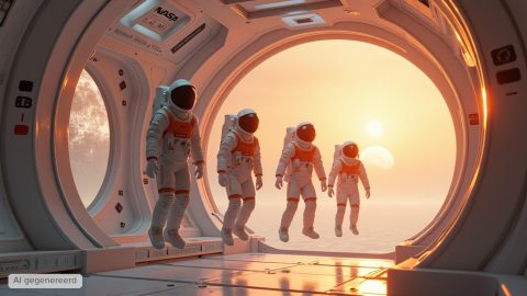 Artemis maankeerzijde Artemis-astronauten zien maankeerzijde voor het eerst