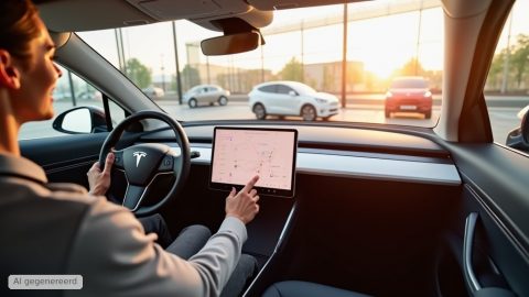 Tesla Full Self-Driving Tesla Full Self-Driving nu toegestaan in Nederland