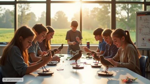robotvogels Robotvogels lokken echte vogels terug