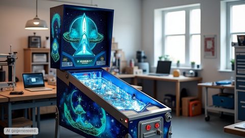 Space Cadet Pinball Windows 3D Pinball herboren als echte flipperkast