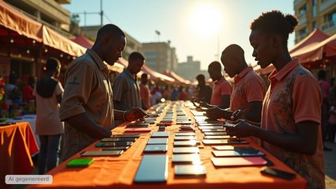 AI-boom maakt betaalbare smartphones in Afrika duurder