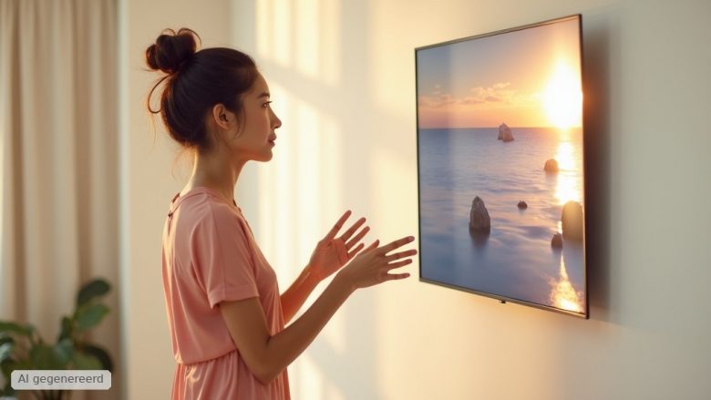 Samsung S99H Samsung S99H oled-tv om in te lijsten