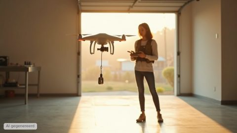 politiedrone Politiedrone ontwapent verdachte voor het eerst
