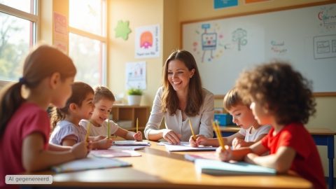 AI onderwijs Vakbond wil AI en schermtijd uit jonge klas