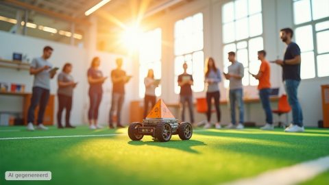 robotvoetbal Eindhovense robots pakken wereldtitel voetbal